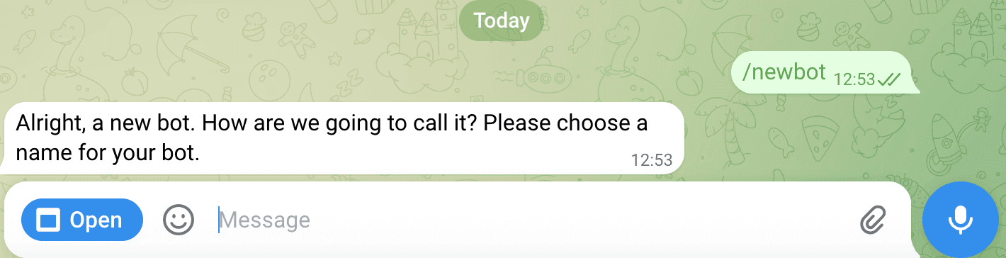 新建 Bot