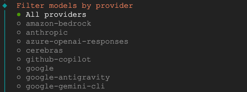 All providers